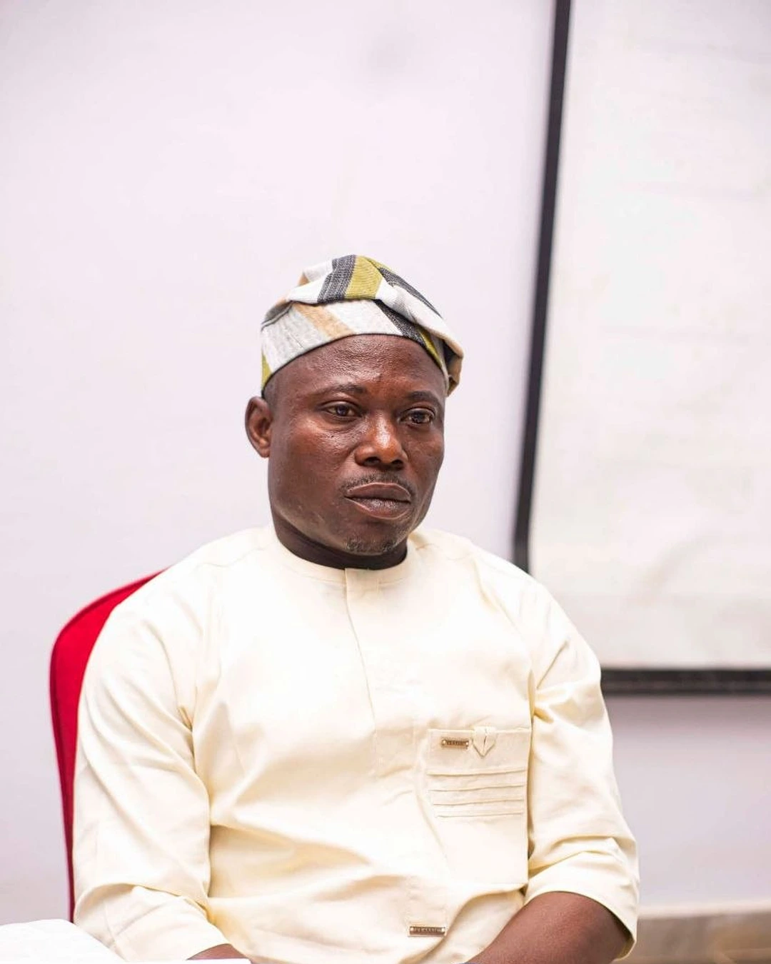 Portrait of Ajaneson Renti Johnson, Treasurer of the Lagos State Councilors Forum