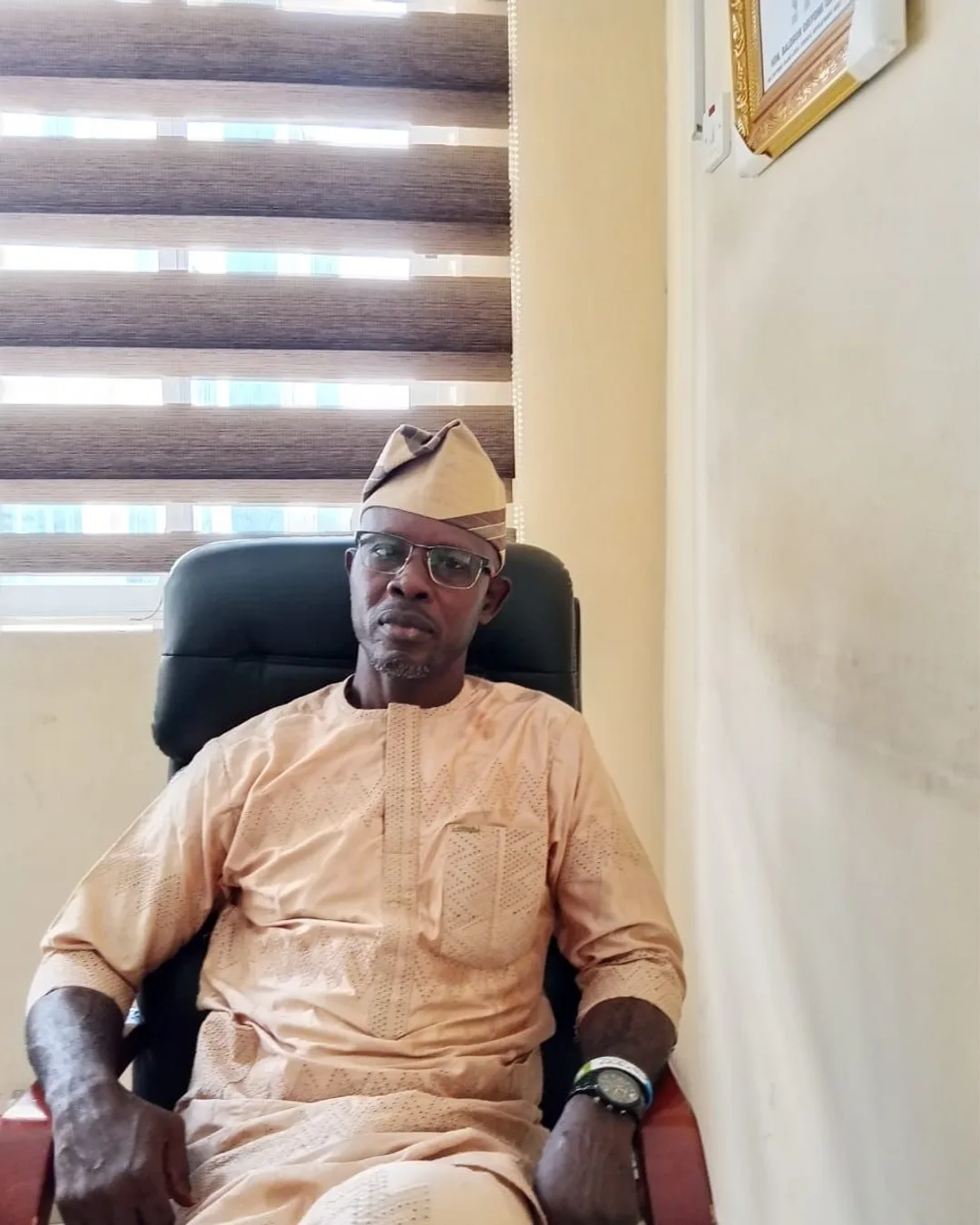 Portrait of Hon. Balogun Oriyomi, Ex-Officio 3 of the Lagos State Councilors Forum